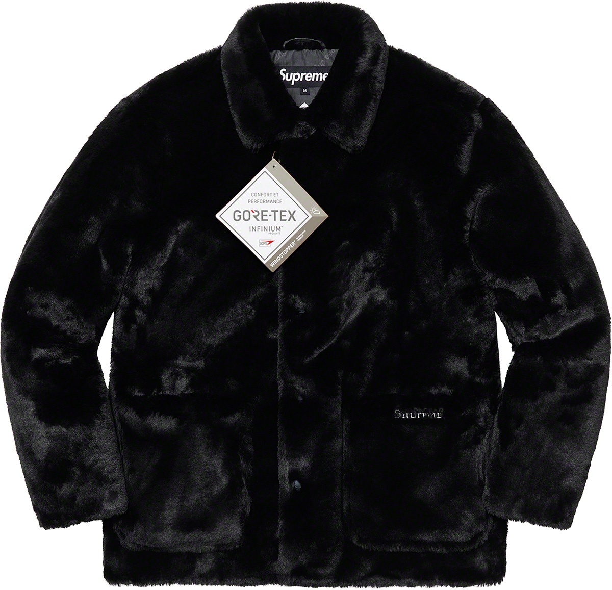 2-Tone Faux Fur Shop Coat view 18